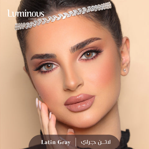 عدسات لومينوس الشهرية لاتن جراي - Latin Gray