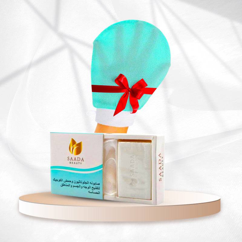 بكج التوهّج الطبيعي – صابونة الجلوتاثيون سعادة بيوتي + الليفة الكورية - Ebuy.sa