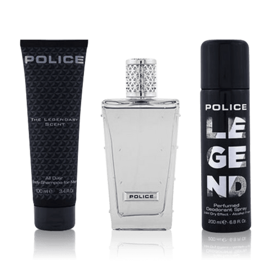 طقم بوليس ذا ليجندري سنت فور مان - أو دي بارفيوم (رجالي) 100مل 3قطع - Ebuy.sa