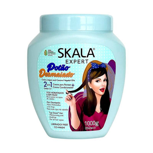 سكالا اكسبرت - كريم للشعر الباهت 2 في 1 بلسم وماسك بخلاصة زيت الخروع والارغان 1000 جم - Ebuy.sa