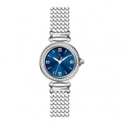 ساعة نسائي لويس ريفال LR5046 فضي ميناء ازرق - Ebuy.sa