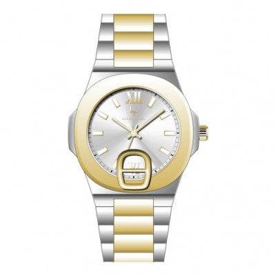 ساعة رجالي لويس ريفالLR25209 لونين ذهبي ميناء ابيض - Ebuy.sa