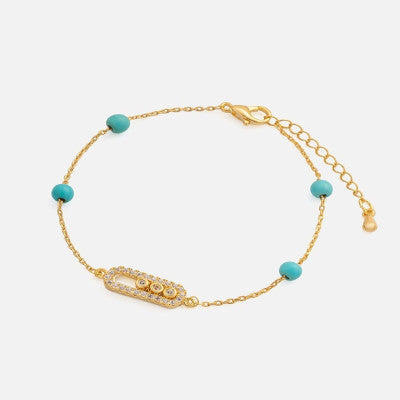 ‎ اسوارة نسائية بتصميم أنيق بلون ذهبي - Ebuy.sa