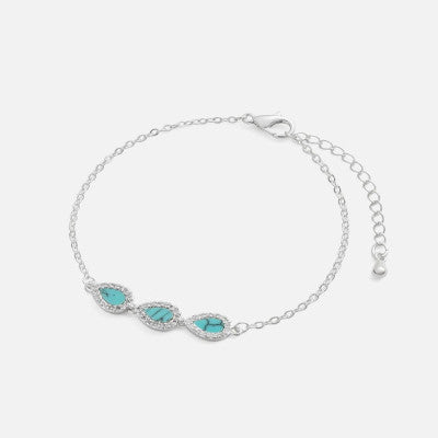 ‎ اسوارة نسائية عصرية باللون الفضي - Ebuy.sa
