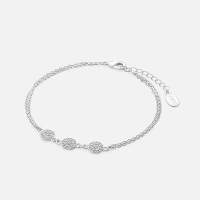 ‎ اسوارة نسائية أنيقة باللون الفضي - Ebuy.sa