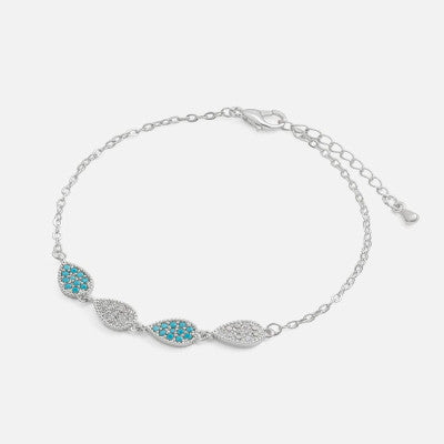 ‎ اسوارة نسائية عصرية باللون الفضي - Ebuy.sa