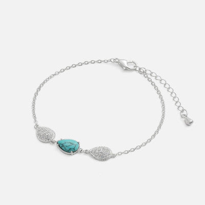 ‎ اسوارة نسائية عصرية باللون الفضي - Ebuy.sa