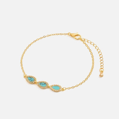 ‎ اسوارة نسائية عصرية باللون الذهبي - Ebuy.sa