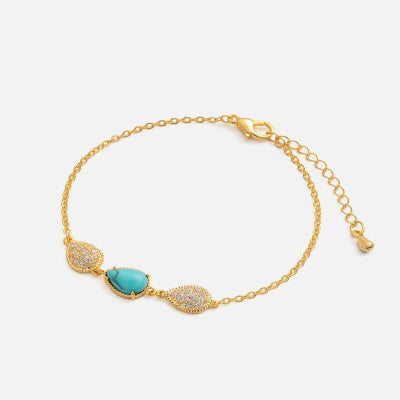 ‎ اسوارة نسائية عصرية باللون الذهبي - Ebuy.sa