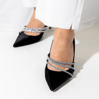 حذاء نسائي  باللون الأسود - Ebuy.sa