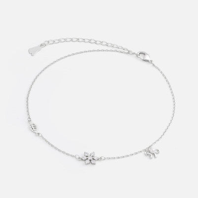 خلخال نسائي فضي اللون - Ebuy.sa