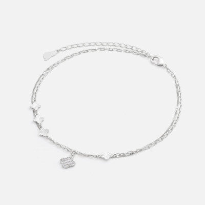 ‎ خلخال نسائي ملفت بلون فضي - Ebuy.sa