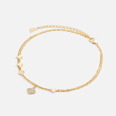 ‎ خلخال نسائي ملفت بلون ذهبي - Ebuy.sa