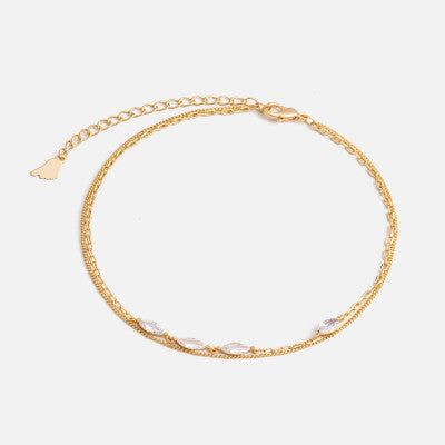 ‎ خلخال نسائي أنيق بلون ذهبي - Ebuy.sa