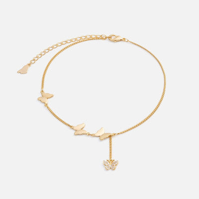 ‎ خلخال نسائي ملفت بلون ذهبي - Ebuy.sa