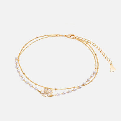 خلاخل نسائية بلون ذهبي - Ebuy.sa