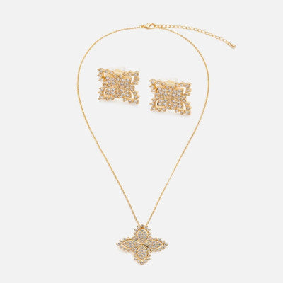 ‎ طقم نسائي أنيق باللون الذهبي - Ebuy.sa