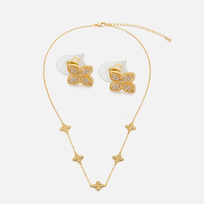 ‎ طقم نسائي أنيق باللون الذهبي - Ebuy.sa