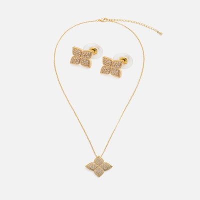 ‎ طقم نسائي أنيق باللون الذهبي - Ebuy.sa