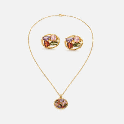 ‎ طقم نسائي أنيق باللون الذهبي - Ebuy.sa