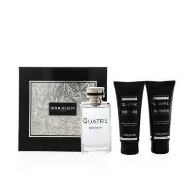 مجموعة او دي تواليت كواتر للرجال عطر 100مل+شاور جيل 100 مل + كريم بعد الحلاقة 100 مل - Ebuy.sa