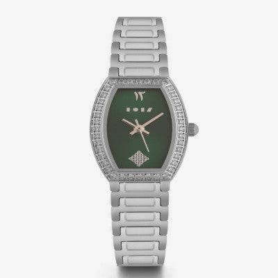 ساعة حَسنة النسائية باللون الفضي - Ebuy.sa