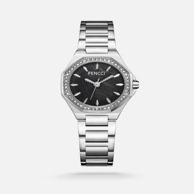 ساعة نسائيه فنشي ستيل بلون فضي - Ebuy.sa