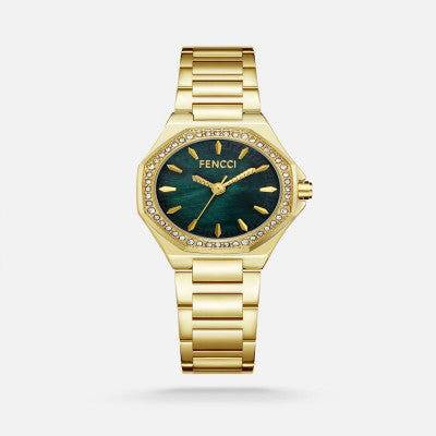 ساعة نسائيه فنشي ستيل بلون ذهبي - Ebuy.sa