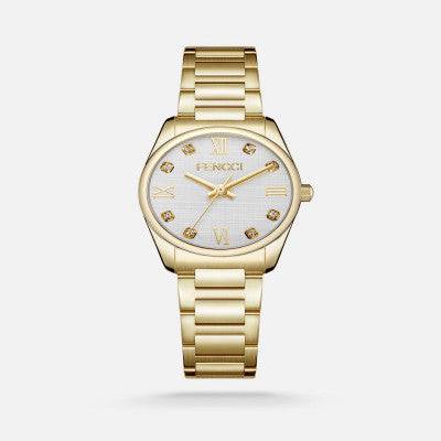 ساعة نسائيه فنشي ستيل بلون ذهبي - Ebuy.sa