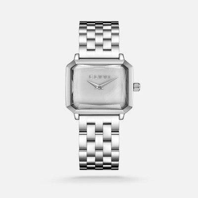 ساعة نسائية إلڤي بسير ستيل بلون فضي - Ebuy.sa