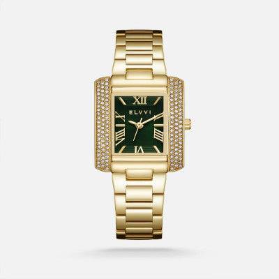 ساعة نسائية الفي ستيل بلون ذهبي - Ebuy.sa
