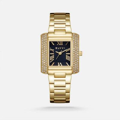 ساعة نسائية الفي ستيل بلون ذهبي - Ebuy.sa