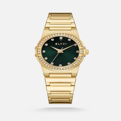 ساعة نسائية الفي ستيل بلون ذهبي - Ebuy.sa