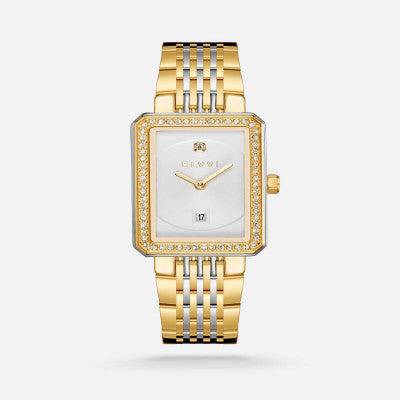 ساعة نسائية ستيل بلون ذهبي - Ebuy.sa