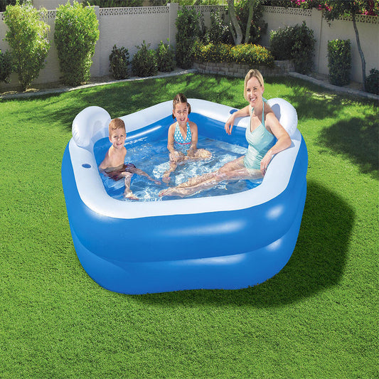 مسبح المرح خماسي مع مقعد 213X207X69 سم  -26-54153 - Ebuy.sa