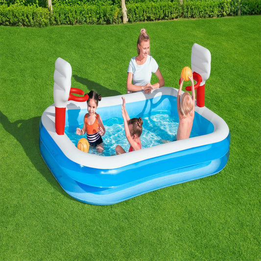 بست واي-مسبح نفخ مستطيل طبقتين 253X168X102 سم  -26-54122 - Ebuy.sa