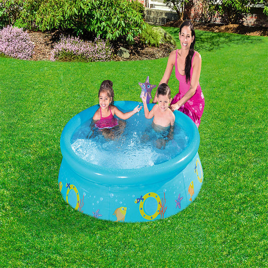 بست واي-مسبح رزاز دائري طوق نفخ 152CM x 38CM 26-57326 - Ebuy.sa