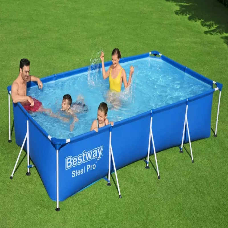 بست واي-مسبح شراع فريم مستطيل مع فلتر 400CMX211CMX81CM 5700L  -26-56424
