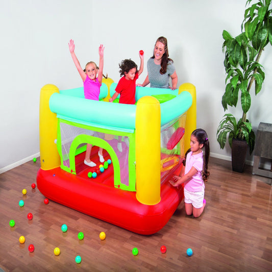 بست واي® نطاطة نفخ مع أنبوب 25 كورة 175X173X114CM 26-52404 - Ebuy.sa