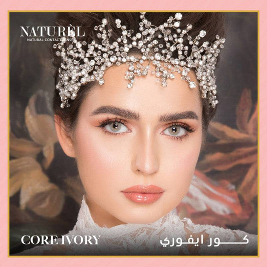 عدسات ناتشورال الشهرية كور ايفوري - Core Ivory - Ebuy.sa