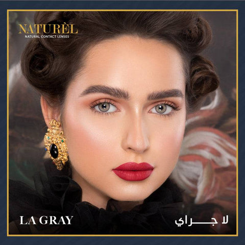عدسات ناتشورال الشهرية لا جراي - La Gray - Ebuy.sa