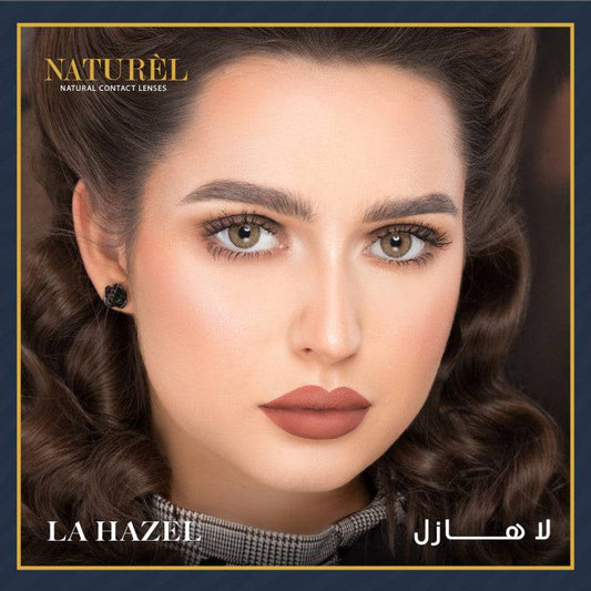 عدسات ناتشورال الشهرية لا هازل - La Hazel - Ebuy.sa