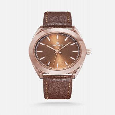 ساعة لافوريا رجالي جلد - Ebuy.sa
