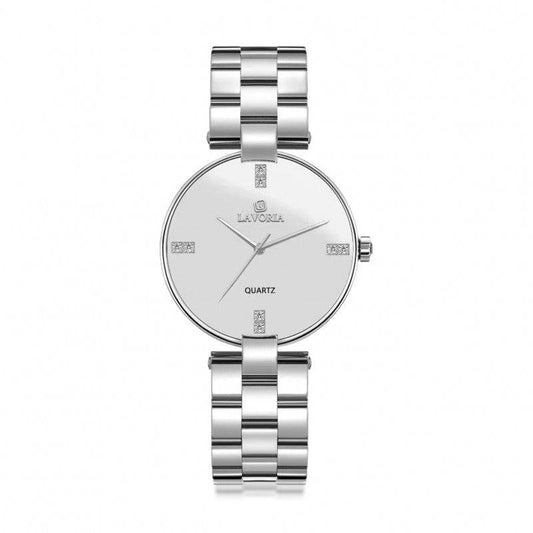 ساعة رجالية ستيل بتصميم كلاسيكي حديث من لافوريا L20004 - Ebuy.sa