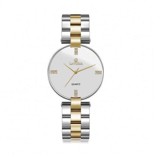 ساعة رجالية ستيل بتصميم كلاسيكي حديث من لافوريا L20007 - Ebuy.sa