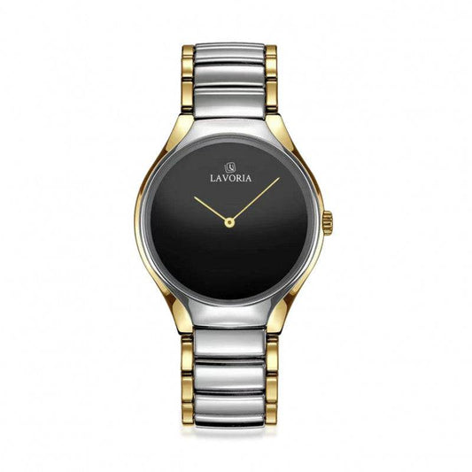 ساعة رجالية ستيل  بتصميم كلاسيكي من لافوريا L19401 - Ebuy.sa