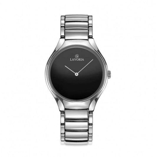 ساعة رجالية ستيل  بتصميم كلاسيكي من لافوريا L19402 - Ebuy.sa