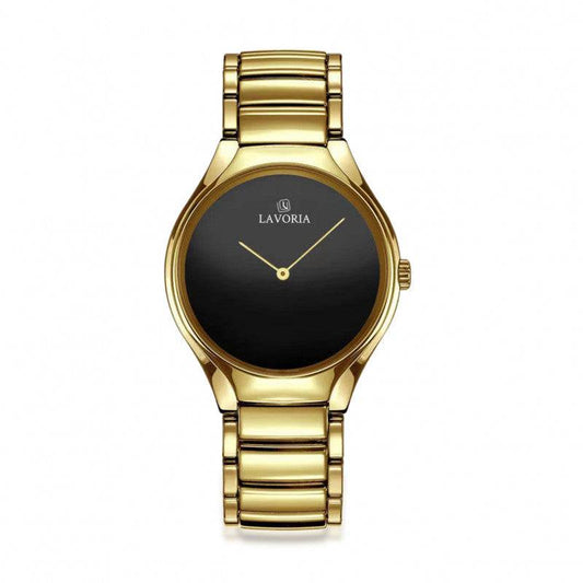 ساعة رجالية ستيل  بتصميم كلاسيكي من لافوريا L19408 - Ebuy.sa