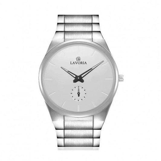 ساعة رجالية ستيل بتصميم كلاسيكي من لافوريا L20101 - Ebuy.sa