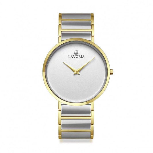 ساعة رجالية ستيل من لافوريا بتصميم فريد من نوعه L19802 - Ebuy.sa